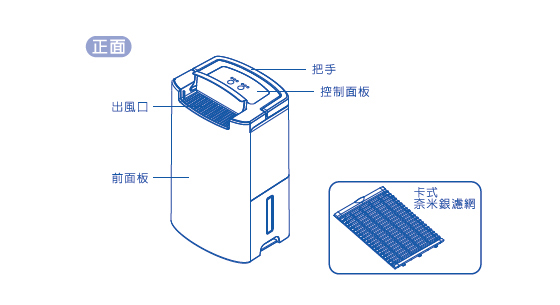 聲寶SAMPO/聲寶/SAMPO/6L/微電腦/1級/節能/ 空氣清淨/除濕機/ (AD-BM121FT)