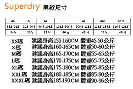 Superdry/極度乾燥/三拉式/連帽/外套