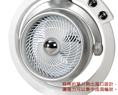 SAMPO声宝-双涡轮空气循环扇-减碳新宠儿，节能省电看这台!多向调整的高效双涡轮及出风口，有效增加空气循环及降温，凉风吹拂无死角。 - - 17LIFE 17P好康, 福利团购, 订餐系统