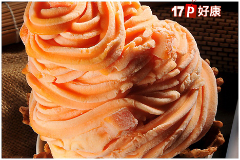 品!低热量、低负担的金钱冰,加入草莓、香蕉、