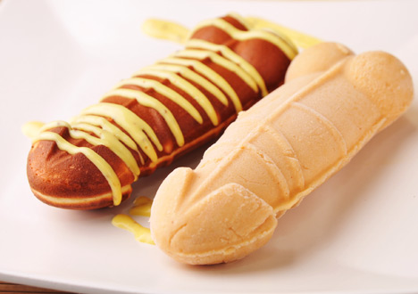 大雕烧《士林店》-大雕点心组-好害羞噢!士林夜市内的KUSO小吃-「大雕烧」,爆浆的口感、令人脸红心跳的外型,挑战你的搞怪极限!