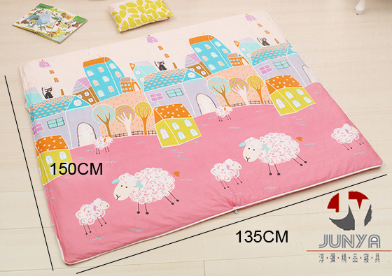 NYA-100%精梳棉冬夏两用铺棉儿童睡袋加大款