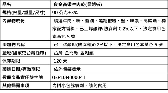 良金牧場/經典高梁香牛肉乾/牛肉角系列/良金/原味牛肉乾/辣味牛肉乾/黑胡椒牛肉乾/原味牛肉角/辣味牛肉角/黑胡椒牛肉角/肉乾/年貨/零嘴