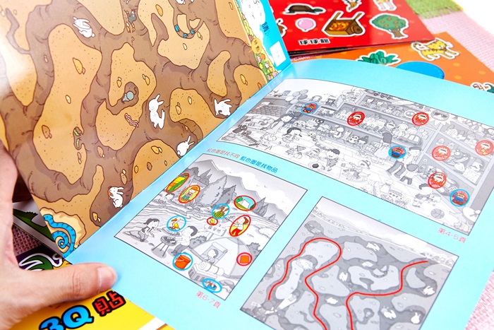 涂色本\/3Q贴纸书-小手涂出精彩大世界,培养巧