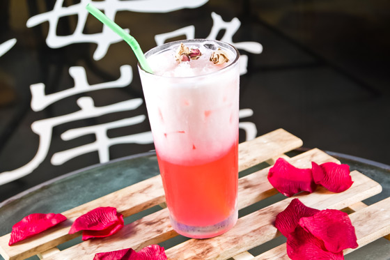 玫瑰奶茶