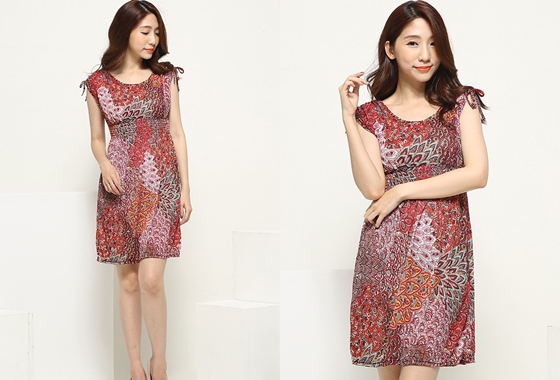 雅典清新约会雪纺洋装-今夏柔媚一下!各种花卉