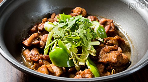 故乡花雕鸡-四人双锅飨宴-一锅三吃美味花雕鸡!搭配沙蚬锅,双重美味一次享受!主厨精致热炒,咸香开胃,每人最低不到150元!