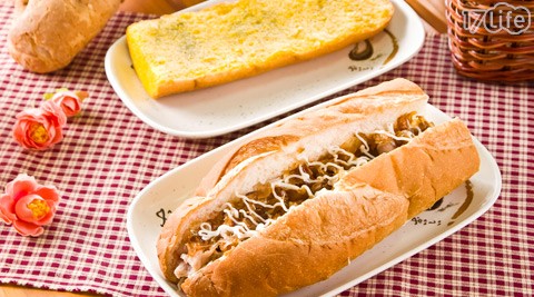 阿克MAN法国面包-香浓双人飨宴组合餐-另类健康吃法，法国面包也能丰富多变!日式酱烧、法式香橙，咸甜滋味的趣味组合，给您无限惊喜!