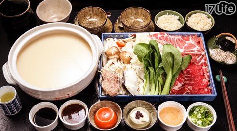 石膳日本相扑火锅-双人套餐-2010年台北优选餐厅!酿制一年白豆熬煮浓醇汤头,搭配优质牛猪肉,深受日本皇族及戴安娜王妃喜爱!