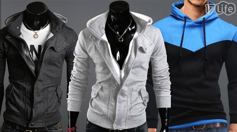 男士韓版修身刷毛上衣拉鍊外套系列