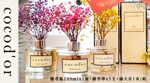 Cocodor花束精油擴香瓶 Cocodor花束精油擴香瓶