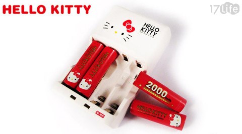 HELLO KITTY低自放鎳氫充電電池組