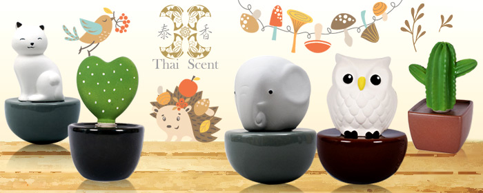 泰香 ThaiScent-擴香精禮盒 泰國皇室古老的香氛哲學，陶瓷視覺療癒擴香，滿園滿室鳥語芬芳，記憶共同美好純真心情