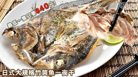 日式大規格竹筴魚一夜干
