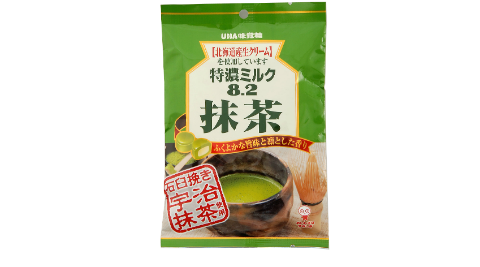 UHA 味覺特濃8.2牛奶糖-抹茶