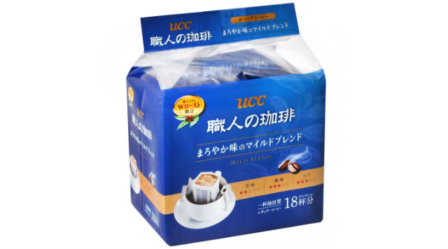 UCC 職人濾式咖啡 - 柔和香醇18入 126g，買一送一