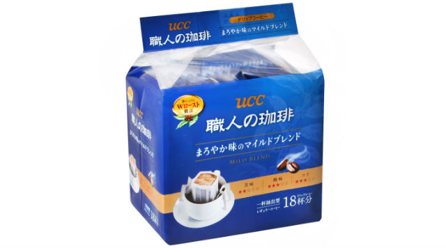 UCC 職人濾式咖啡 - 柔和香醇18入 126g,買一送一