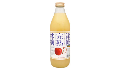 nora瓶裝津輕完熟蘋果汁1L