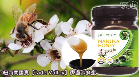 【勸敗】17LifeJade Valley-紐西蘭國寶-麥盧卡蜂蜜系列有效嗎-17life 現金 券 分享