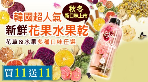 韓國超人氣新鮮花果水果乾(買1紙 尿布 品牌1送11)