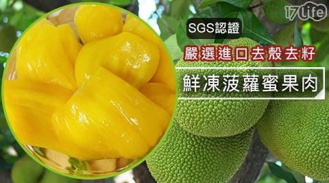 SGS認證嚴選進口去殼去籽鮮凍菠蘿蜜果肉(500g/包)