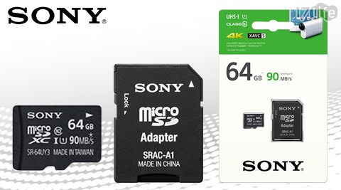 SONY-microSDXC SR-UY3A 90 MB/s記憶卡 64GB