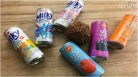 韓國Delmonte果汁&OKF乳酸氣泡飲(6種口味任選)