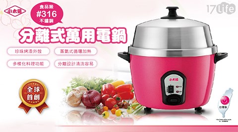 小太陽-#316分離式萬用電鍋TR-1688