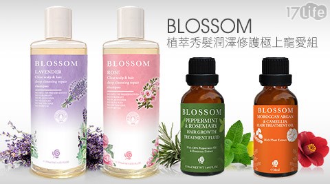 BLOSSOM-植萃秀髮潤澤修護極上寵愛組