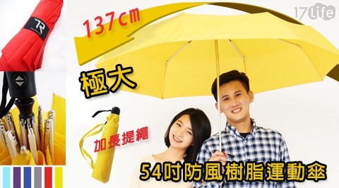 TDN-極百貨 公司 兒童大54吋防風樹脂運動傘