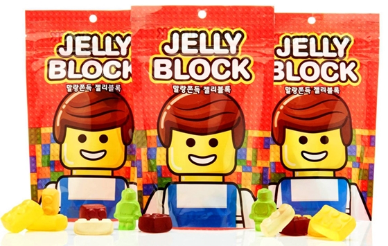 韩国7-11热销-lego乐高积木水果软糖,宅配,进口零食,人气美食,异国