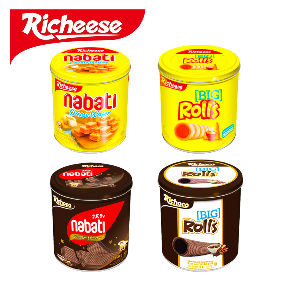進口/異國/零食/點心/追劇/東南亞美食/團購美食/麗巧克/Rolls/巧克力風味蛋捲威化/起司蛋捲威化/Nabati/麗芝士/餅干/餅乾/甜點/下午茶/零嘴/咖啡
