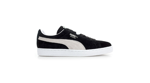PUMA 男女休閒運動鞋Suede Classic+ 黑淺灰@35263403@