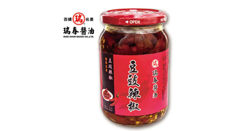 《瑞春》豆豉辣椒(素)(330g±3%，共12瓶)
