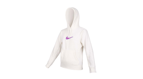 NIKE 男長袖連帽T恤-刷毛 保暖 帽T 長T 長袖上衣 白紫灰@BV8733-133@