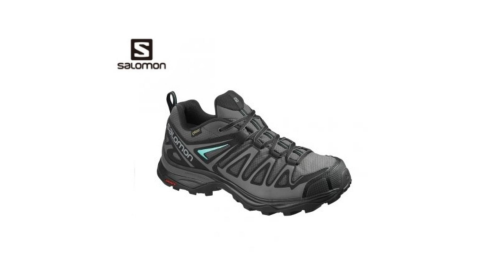 【SALOMON 索羅門】女鞋 X ULTRA 3 MID PEIME GTX 低筒登山鞋 磁灰 2018 新款 L40246200