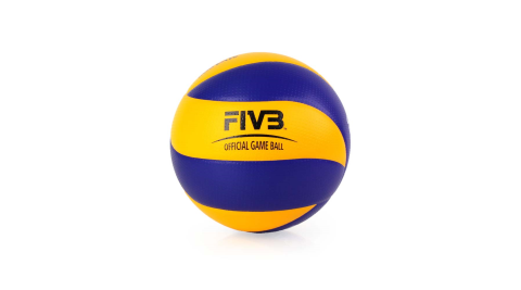 MIKASA 超纖皮製比賽級排球MVA200 - 5號球 FIVB指定球 藍黃@MVA200@