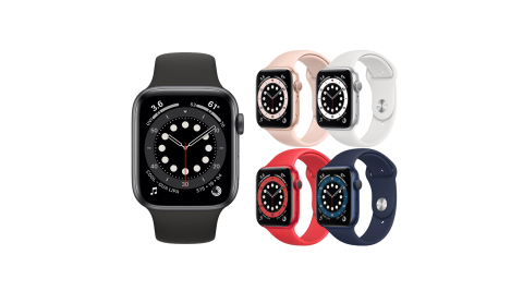 (預購)Apple Watch Series 6 (GPS) 40mm鋁金屬錶殼搭配運動型錶帶