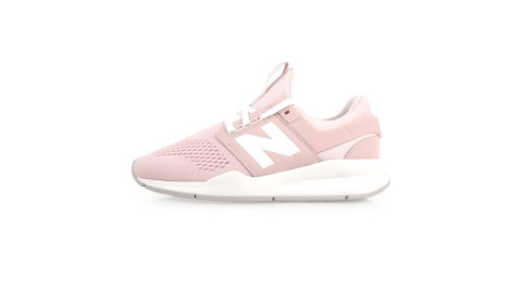 NEWBALANCE 247系列 女休閒運動鞋-慢跑 路跑 NB N字鞋 粉白@WS247UI@