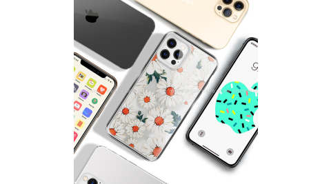 MOOTUN for iPhone 12 / 12 Pro 6.1 防護晶透保護殼 -滿版小雛菊