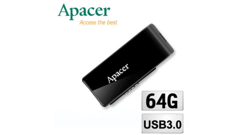 【限時下殺】Apacer 宇瞻 AH350 64GB 高速賽車 隨身碟 USB3.1