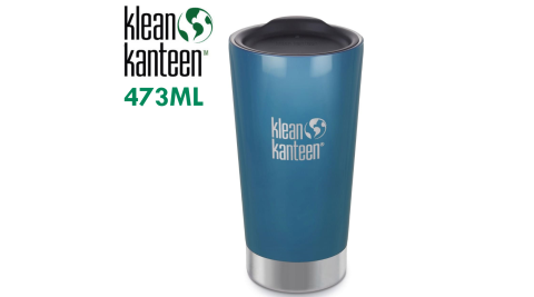 【Klean Kanteen】16oz 雙層真空不鏽鋼保溫杯-峽谷橘 水杯 飲料杯 咖杯杯 (16盎司 473ml)