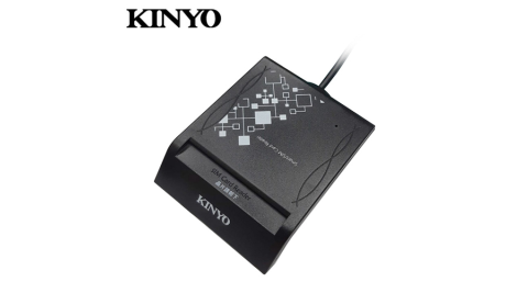 【KINYO 耐嘉】KCR-370B  晶片讀卡機 黑