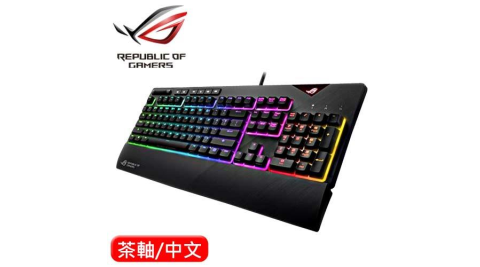 ASUS 華碩 Strix Flare RGB 機械電競鍵盤 Cherry MX  茶軸 中文