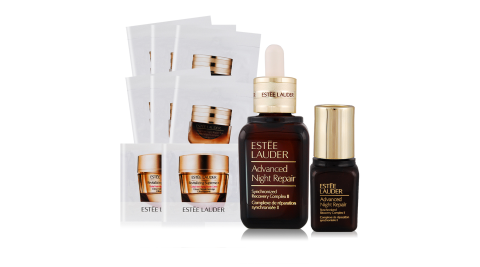 ESTEE LAUDER 雅詩蘭黛 修護露+無敵霜+眼部修護霜臉部呵護組
