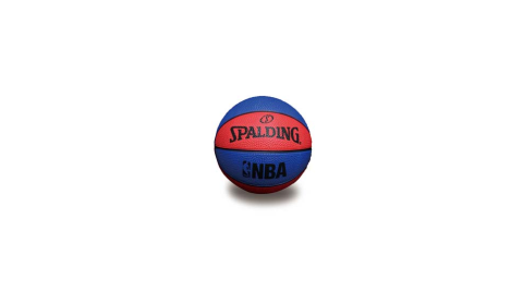 SPALDING NBA 一號籃球 迷你小球-斯伯丁 NBA 戶外 藍紅@SPA66993@