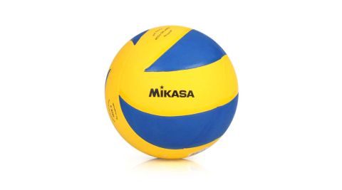 MIKASA 旋風型軟橡膠排球-5號球 藍黃@MVA2000SOFT@