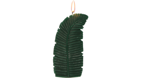 《VERSA》葉型蠟燭(綠18cm)