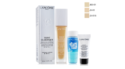 LANCOME 蘭蔻 極光粉底發光組[超極光精華水粉底+肌因賦活露+眼唇卸妝液]
