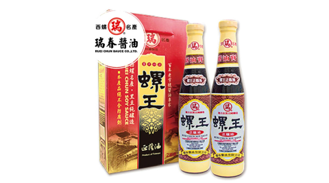 《瑞春》螺王正蔭油(醬油膏)精裝(500g±10g/瓶，兩瓶/組，共六組12瓶)